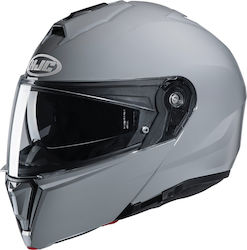 HJC i90 Solid New Grey Motorradhelm Aufklappbar ECE 22.05 KR5040