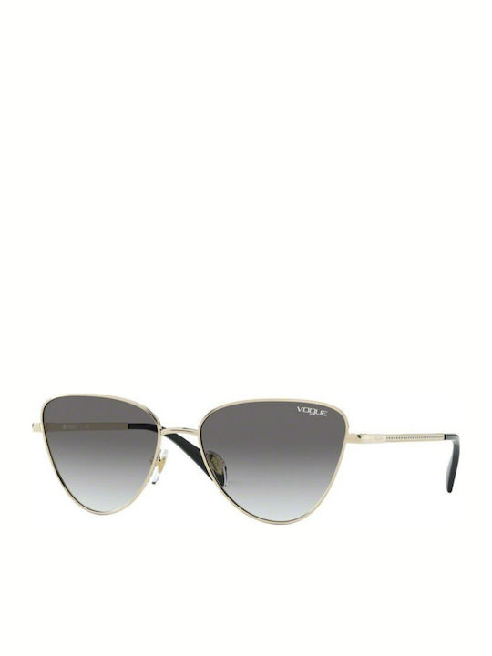 Vogue Women's Sunglasses with Gold Metal Frame and Gray Gradient Lens VO4145SB 848/11