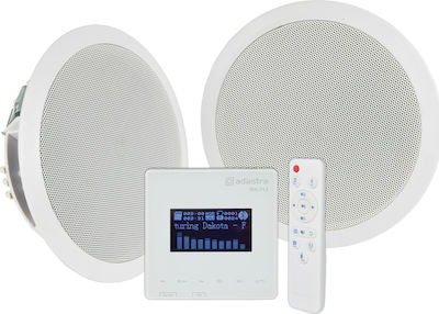 Adastra Set Installation Speakers with Bluetooth WA-215 BT 953.137UK in White Color