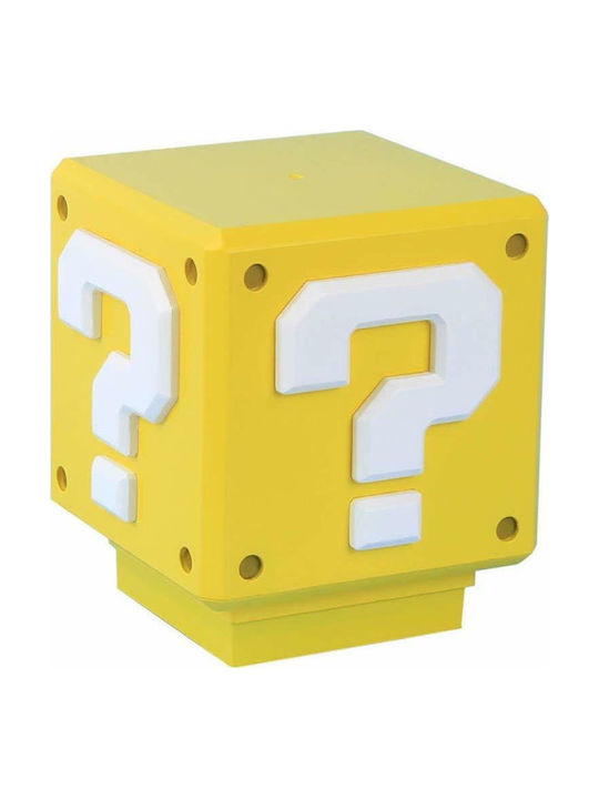 Paladone Lampă decorativă pentru copii Super Mario Question Block Galben