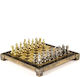 Manopoulos Byzantium Handmade Chess Metal with Pawns 20x20cm