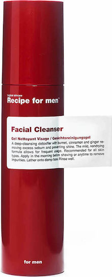 Recipe For Men Gel Καθαρισμού Προσώπου 100ml