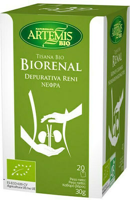 Artemis Amestec de ierburi Produs organic pentru Rinichi-Vezica biliară 20 Pungi