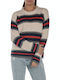 Funky Buddha Damen Langarm Pullover Beige