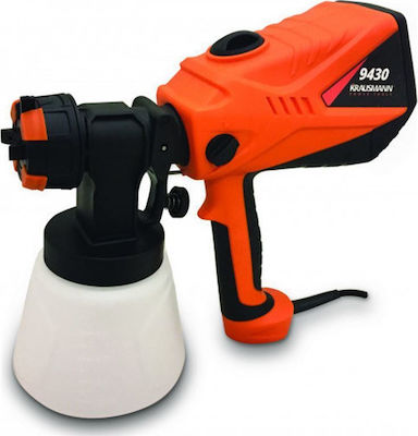 Krausmann Electric Paint Spray Gun 600W with 1lt Container