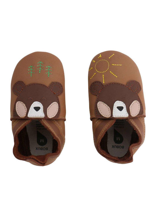 Bobux Baby Hausschuhe Braun Bear