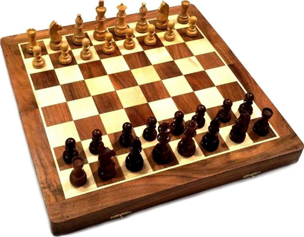 Σκάκι Σπαστό 45x45cm με Πιόνια με Βαρίδιο - Skroutz.gr