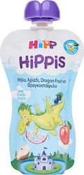 Hipp Hippis with Μήλο-Αχλάδι-Dragon Fruit-Φραγκοστάφυλο Flavour Sugar Free 100gr for 12+ months