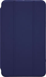 Tri-Fold Klappdeckel Synthetisches Leder / Silikon Blau (Galaxy Tab A 10.5 2018)