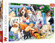 Dogs in Garden Puzzle 2D 1000 Pieces