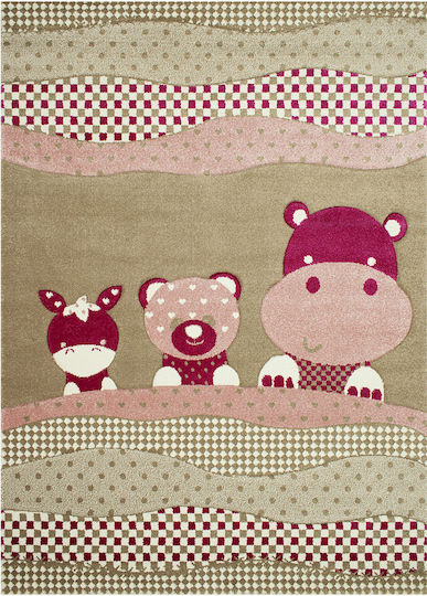 Koulis Carpets 1969A Детско килимче Кафяв 70x150см