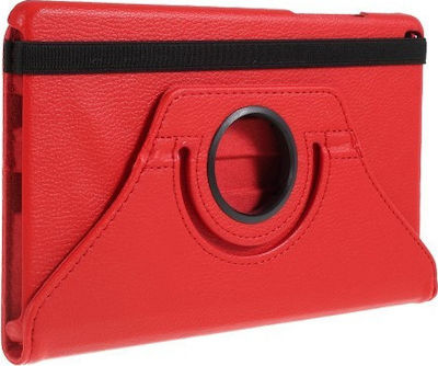 Rotating Flip Cover Synthetic Leather Rotating Red (Galaxy Tab A 8.0 2019)