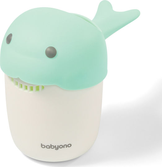 Babyono Rinse Cup Whale Mint 1pcs