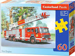 Kids Puzzle Fire Engine for 5++ Years 60pcs Castorland