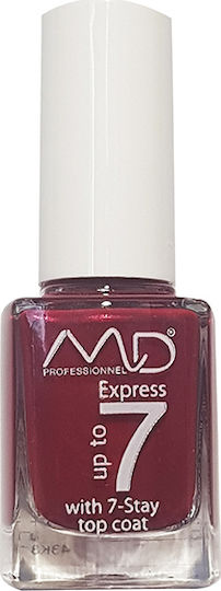 MD Professionnel Express Up To 7 Lac De Unghii Luciu Uscare Rapidă Burgundy 835 12ml
