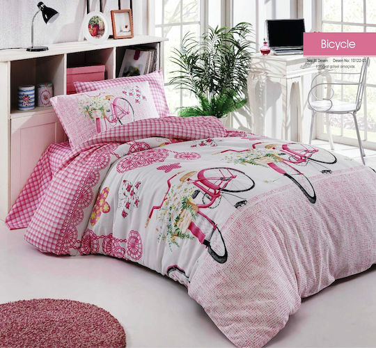 Mc Decor Set Kids Duvet Cover Single Pink