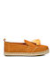 Deconstructed Alpargatas Rope Tassel Suede Γυναικείες Εσπαντρίγιες σε Πορτοκαλί Χρώμα