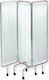 Marinopoulos Three-Panel Fabric White Screen Privacy Screen 1071