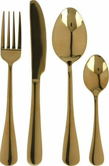 Excellent Houseware Set de Tacâmuri Auriu 16buc