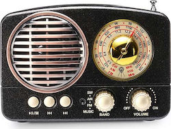 Meier M-161BT Retro mit Bluetooth Schwarz