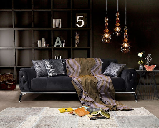 Mc Decor 236 Ριχτάρι Πολυθρόνας Chenille 180x180εκ. Gold