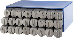 Luckhaus Greek Alphabet Letters 4mm 30-538004 Letters Punch Set Hand Tools 24 Pieces