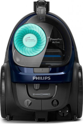 Philips Ηλεκτρική Σκούπα 900W με Κάδο 1.5lt Μαύρη