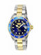 Invicta Pro Diver Ανδρικό Ρολόι 40mm Αυτόματο με Ασημί Μεταλλικό Μπρασελέ