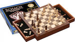 Philos Games Magnetic Chess Wood with Pawns 33x33cm