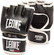 Leone Contact MMA Handschuhe aus Kunstleder Schwarz