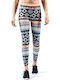 Up Fit 17-29100 Training Γυναικείο Μακρύ Κολάν Grey/Orange