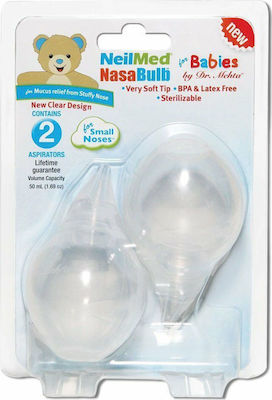 NeilMed NasaBulb Babies Nasal Aspirator for Infants 2pcs