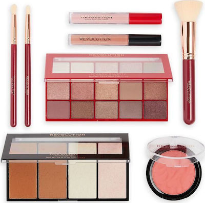 Revolution Beauty Reloaded Makeup Set for Face, Eyes & Lips 8pcs