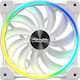 Alpenfoehn WingBoost 3 High Speed Case Fan 120mm (2200rpm / 77.9cfm) with ARGB Lighting and Connection 3-Pin / 4-Pin PWM White