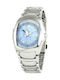 Chronotech Watch with Silver Metal Bracelet CT7896L-91M