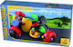 Mic O Mic Plastic Construction Toy Motorcycle With Basket