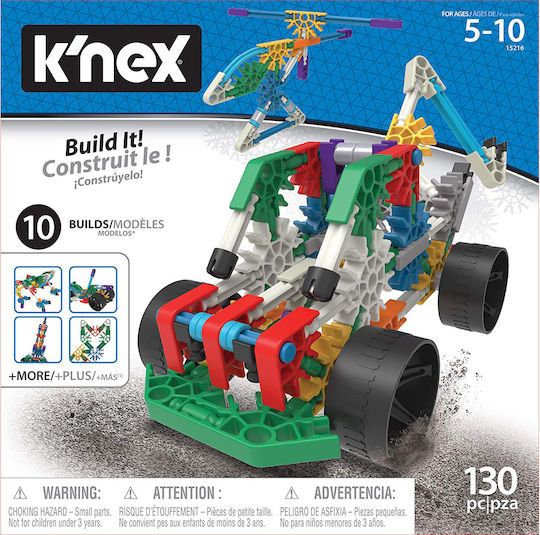 K'Nex Παιχνίδι Κατασκευών Πλαστικό Build it! (10 in 1) για Παιδιά 5+ Ετών