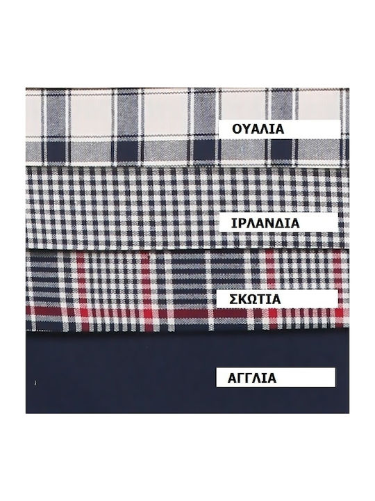 Viopros Ράνερ Σετ 2τμχ Αγγλία Μπλε 45x140εκ.