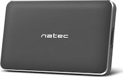 Natec Oyster Pro Hard Drive Case 2.5" SATA III with connection USB 3.0 in Schwarz color