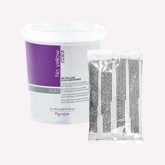 Fanola No Yellow Σκόνη Ξανοίγματος έως 7 Τόνους Refill 450gr