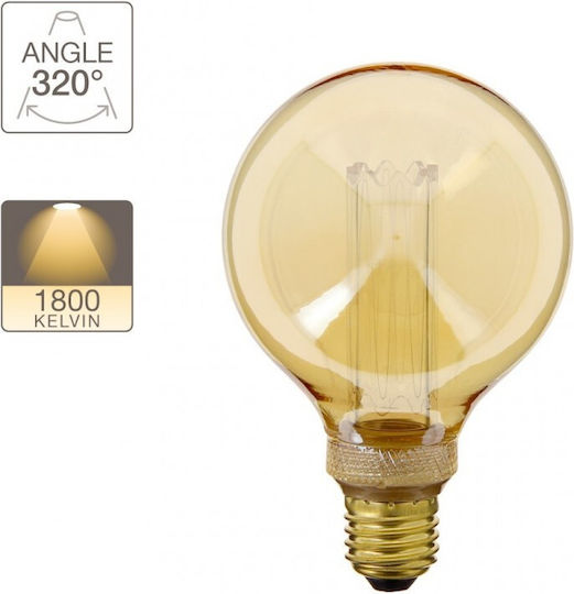 Xanlite Bec LED 4W pentru Soclu E27 și Formă G95 Alb cald 200lm