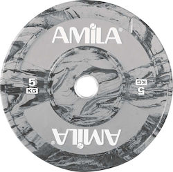 Amila Wave Set of Plates Olympic Type Rubber 1 x 5kg Φ50mm