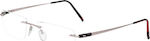 Silhouette Transparent Metal Eyeglass Frame 5502 BO 6510