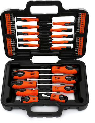 Kraft & Dele Set 18 Screwdrivers with 40 Interchangeable Tips