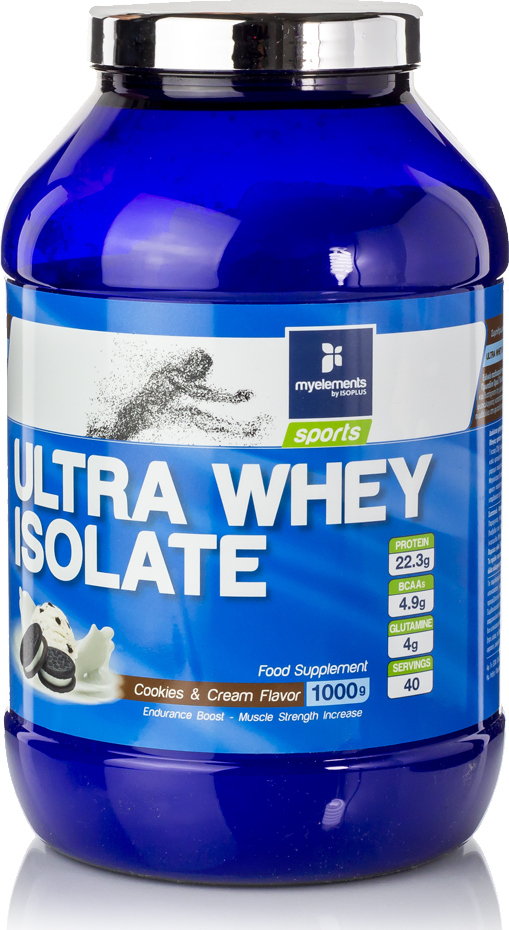 My Elements Ultra Whey Isolate Πρωτεΐνη Ορού Γάλακτος με Γεύση Cookies