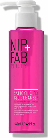 Nip+Fab Salicylic Fix Gel Reinigung Gesicht für Akne-anfällige Haut 145ml