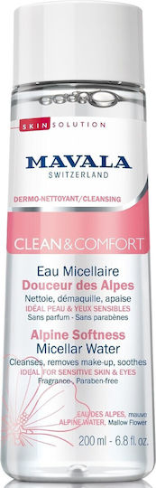 Mavala Switzerland Clean & Comfort Micellar Water Facial Cleanser with Soothing Action 200ml
