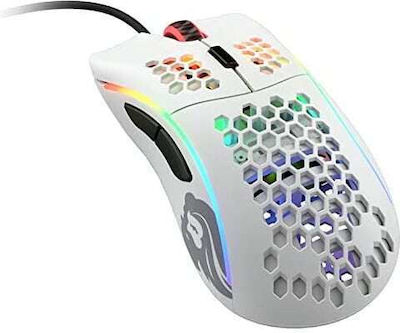 Glorious PC Gaming Race Model D RGB Gaming Gaming Maus 12000 DPI Matte White