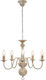 vidaXL Chandelier Candlestick 5xE14 Beige 281614