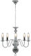 vidaXL Candelabru 5xE14 cu lumânări Argint 281616